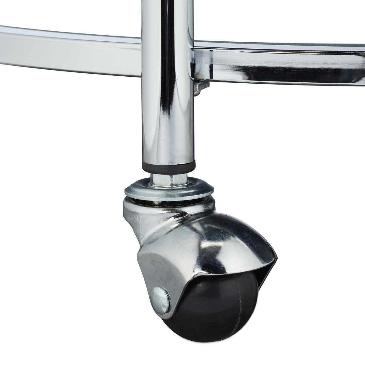 SERVIERWAGEN - Multicolor, Glas/Kunststoff (50/75/50cm) - Relaxdays