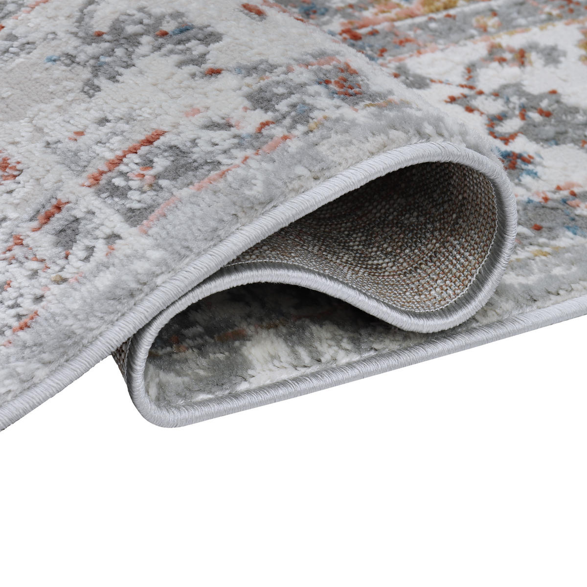 TEPPICH VALLEY Hellgrau Blau 300/400 cm - Blau, Textil (300/400cm) - Tapiso