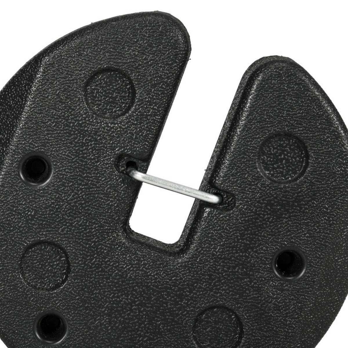 PAVILLON GEWICHTE 4er Set 12 kg Befestigung - Schwarz, Kunststoff (22/5.5/22cm) - Fortuna Lai