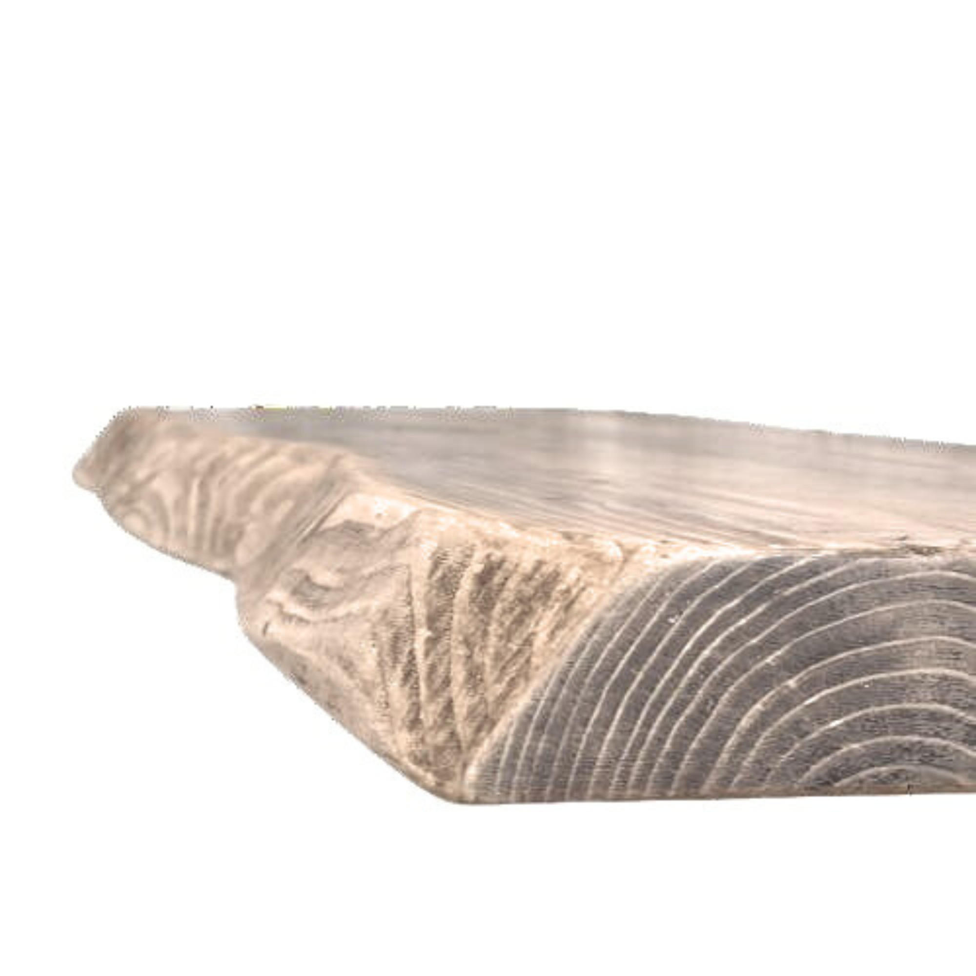 WANDREGAL rustikales 30/3,8/40 cm unbehandelt - Braun, Holz (40/3.8/30cm)
