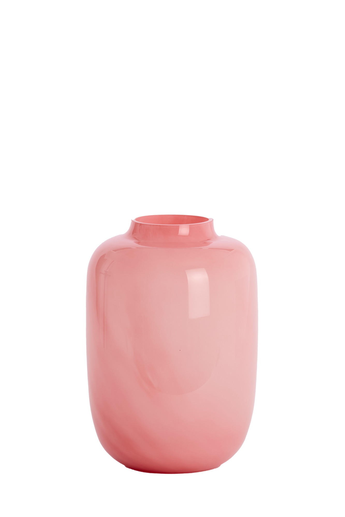 VASE Kobala Rosa Ø24/34 cm - Pink, Glas (24/34cm) - Light & Living