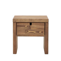 NACHTTISCH aus Massivholz MARIKA 4 - Dunkelbraun, Holz (40/40/40cm) - Seart