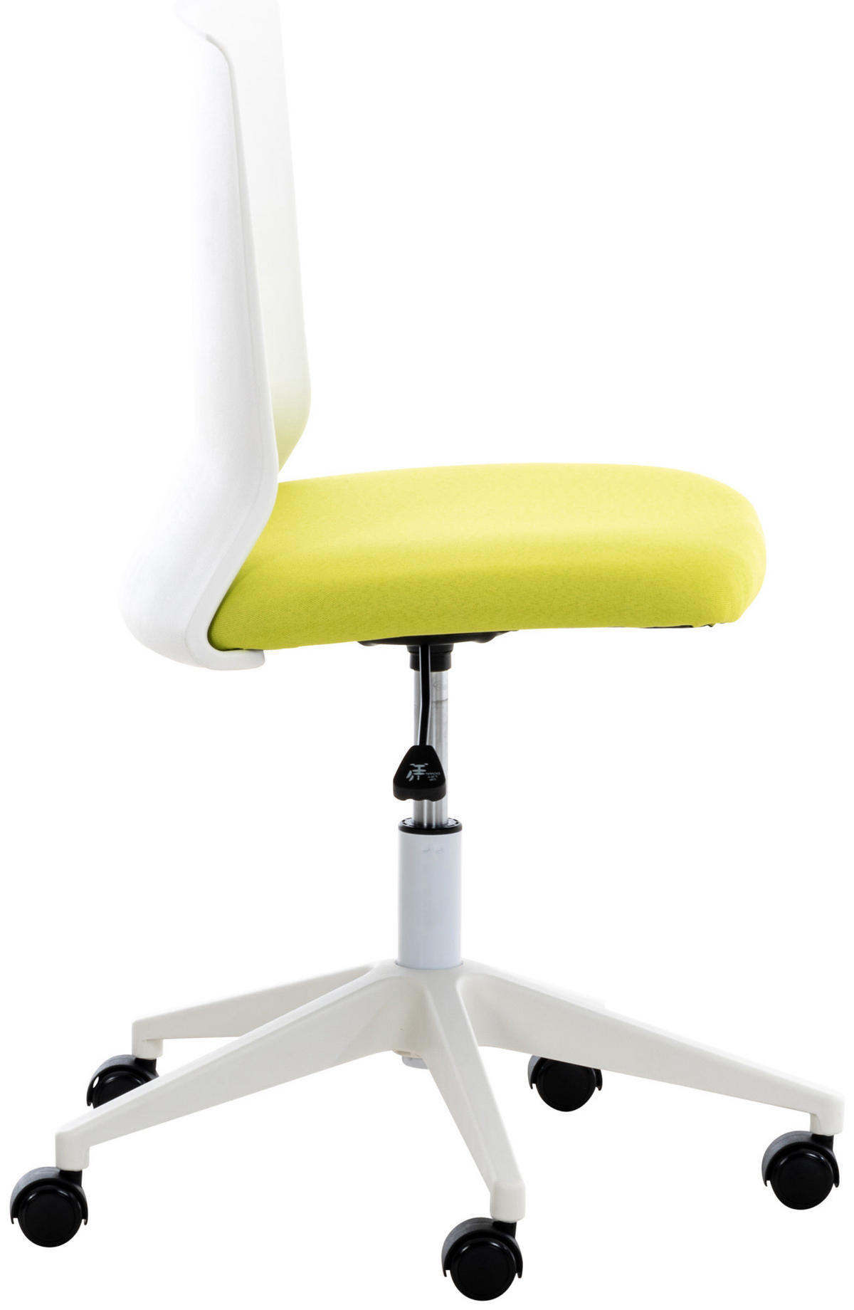 DREHSTUHL Stoff grün - Weiß/Grün, Kunststoff/Textil (61/92/61cm) - CLP