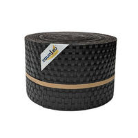 SICHTSCHUTZSTREIFEN Rattan PE für Doppelstabmatten Dunkelbraun 26m - Dunkelbraun, Kunststoff (2600/19cm) - ZAUN|ZU