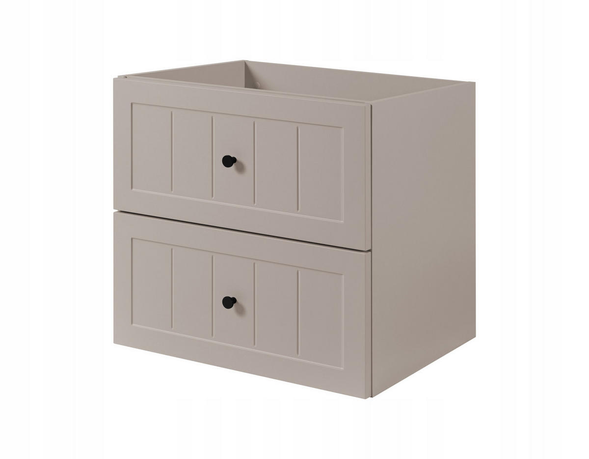 WASCHBECKUNTERSCHRANK GUSTO 120 cm mit Arbeitsplatte Farbe: Eiche Craft Kaschmir - Kaschmir/Eichefarben, Holzwerkstoff (120/58/46cm) - Rodan