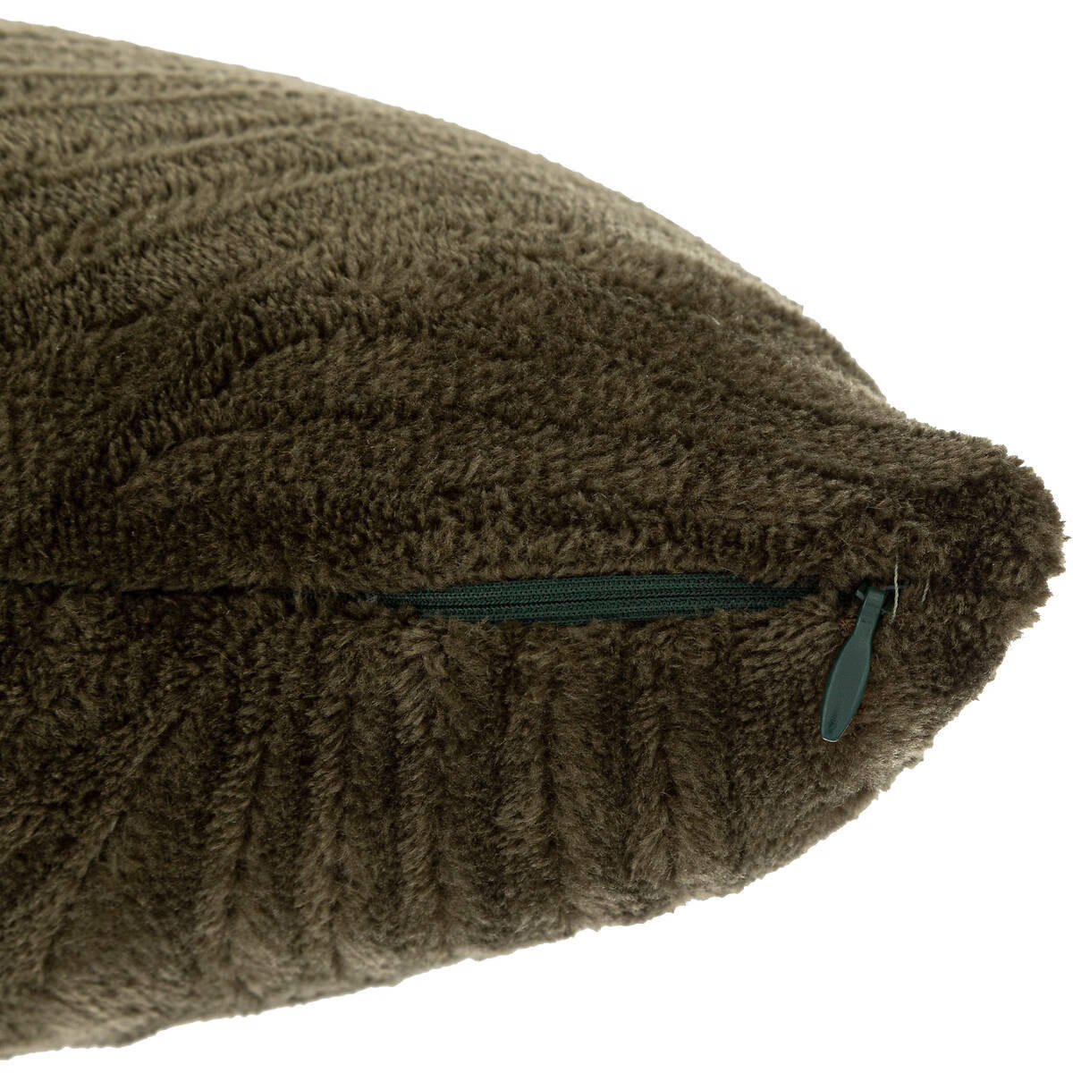 ZIERKISSEN Zoa 40/40 cm - Waldgrün, Textil (5/40cm) - Atmosphera Createur d´interieur