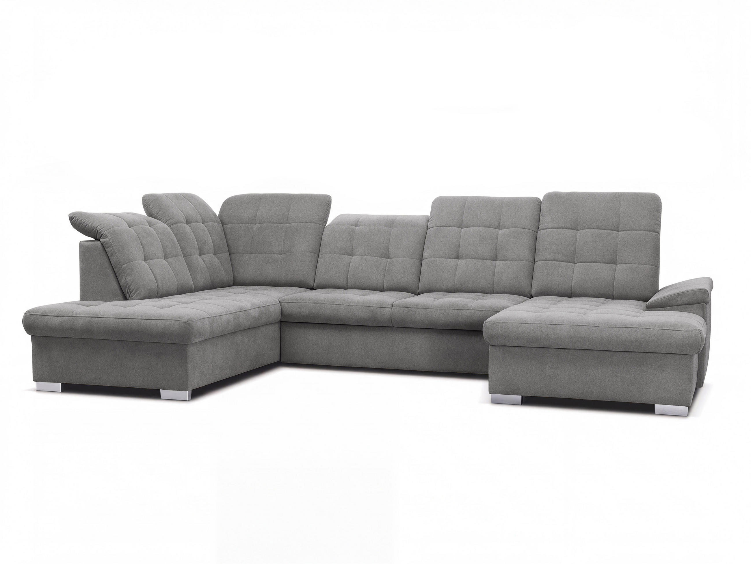 Idohome Wohnlandschaft Grau 322x87x220 cm