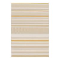 TEPPICH für Innen- und Außenbereich gestreift gelb - Gelb, Textil (160/230cm) - AFK Living