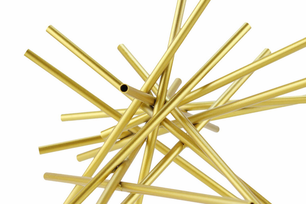 SKULPTUR Gold 45/33 cm - Goldfarben, Metall (1.73/33/28cm) - KUNSTLOFT