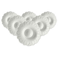 EIERBECHER Toy's Delight Royal Classic weiß ø 11,5 cm 6er Set - Weiß, Keramik (11.5/2.5/11.5cm) - Villeroy & Boch