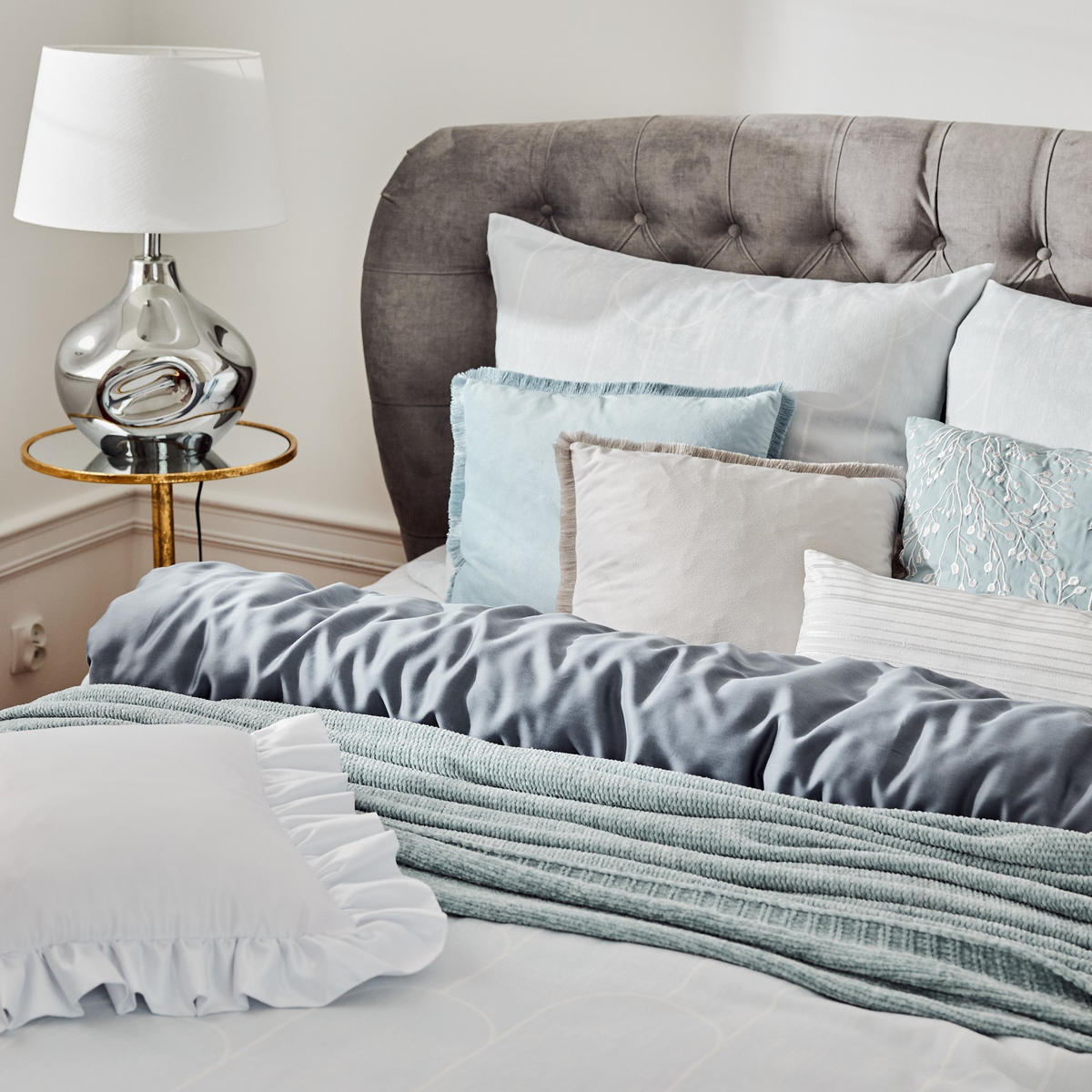 KISSENBEZUG Calama - Weiß, Textil (30/60cm) - home&you