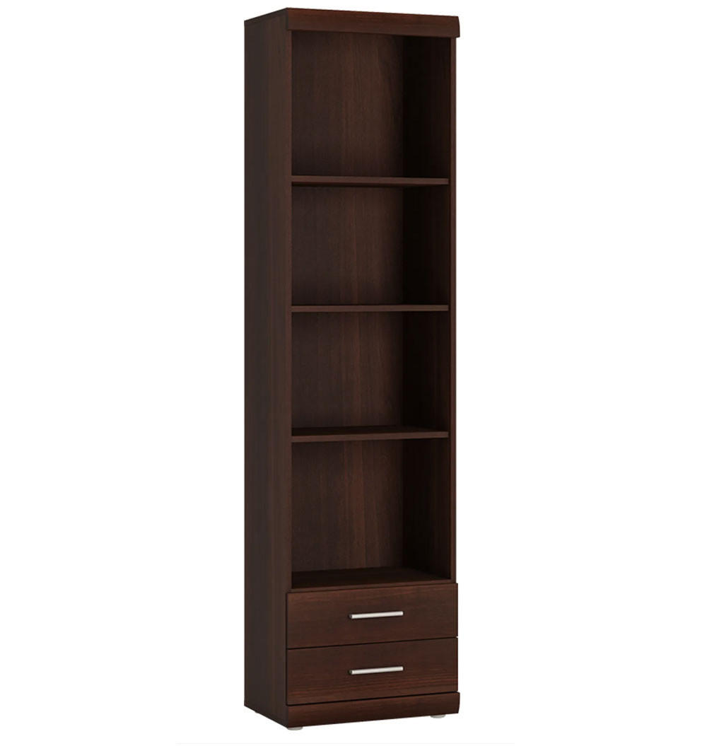 Feldmann-Wohnen Standregal Nussbaum 50x195x37 cm