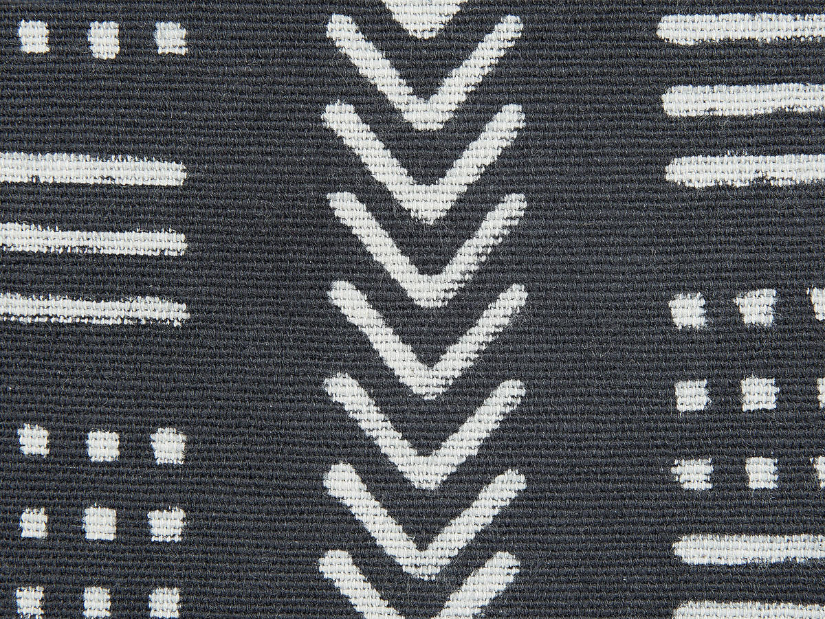 DEKOKISSEN 2er-Set Cremeweiß 45/45 cm Benzoin - Ecru, Naturmaterialien/Textil (45/45cm) - Beliani