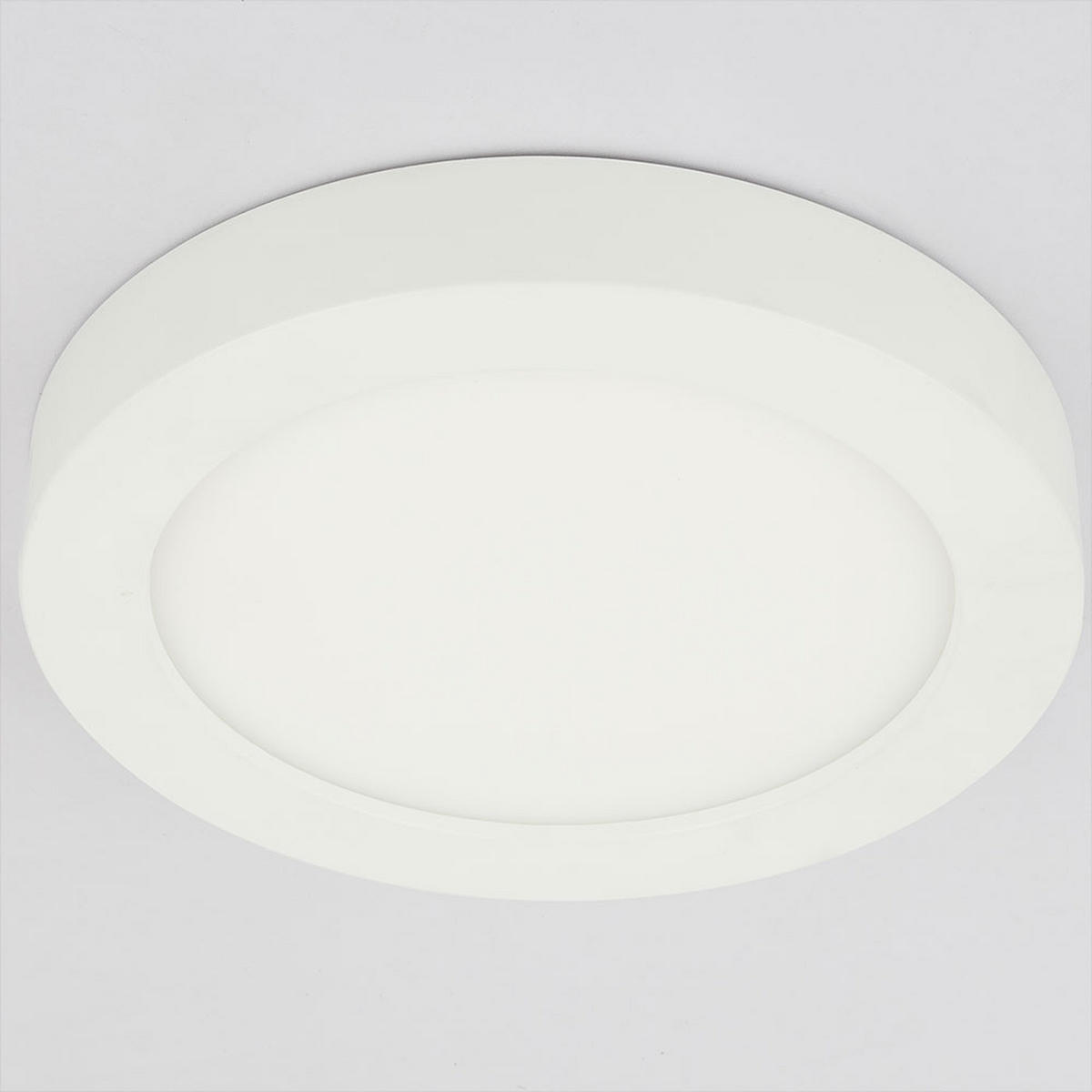 LED DECKENLEUCHTE Paula Weiß Kunststoff - Weiß, Kunststoff (24.5/24.5/3.5cm)