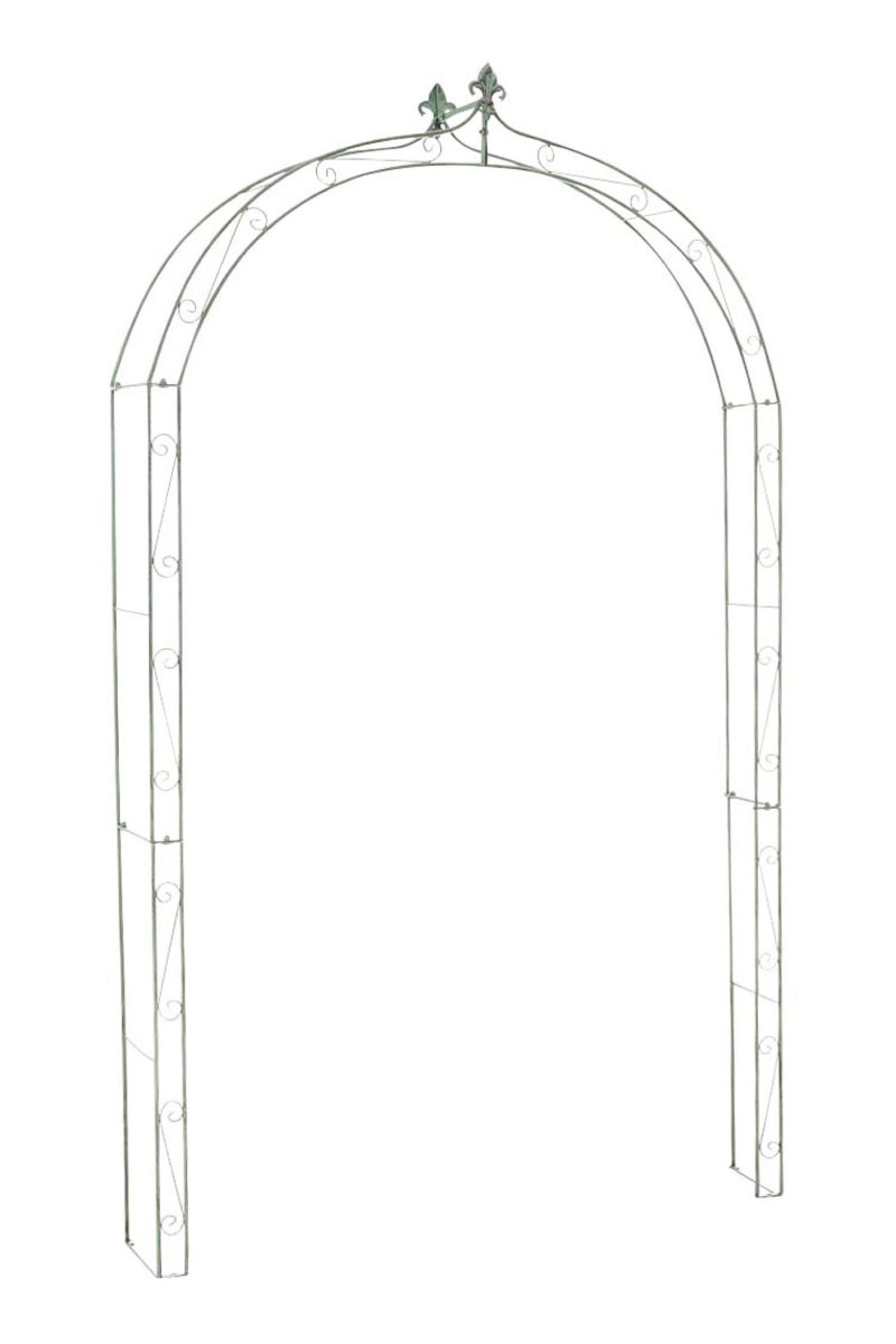 ROSENBOGEN Anra antik-grün - Grün, Metall (143/246/25cm) - TPFGarden