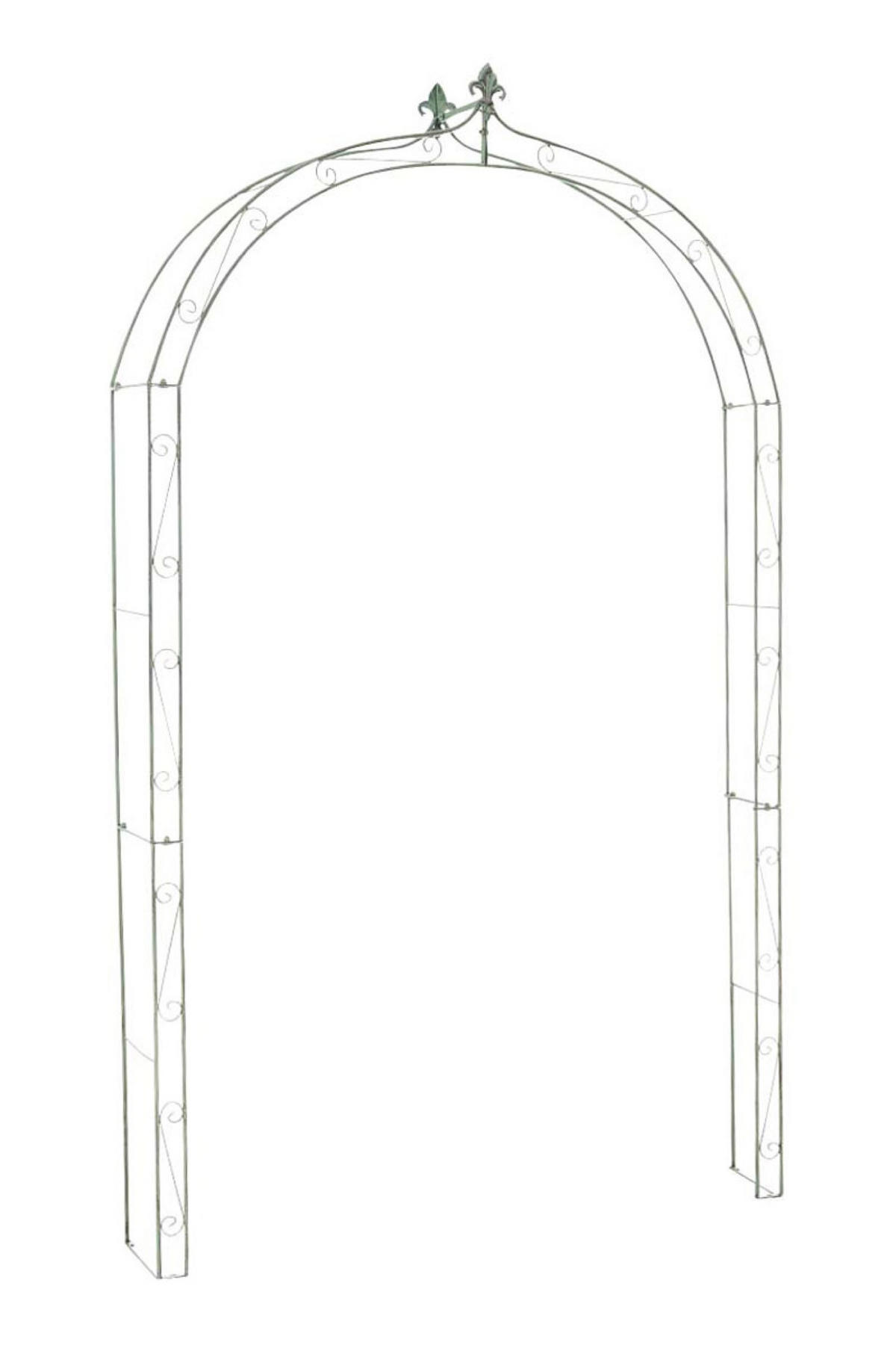 ROSENBOGEN Anra antik-grün - Grün, Metall (143/246/25cm) - TPFGarden