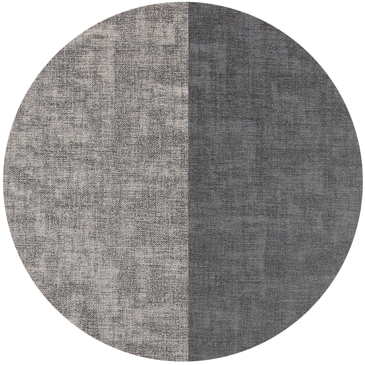 TISCHSET Struktur ( 6er Set ) abwischbares Lederimitat Platzdeckchen 46x33cm - Doppelseitiges ( Grau / Dunkelgrau ) Kunstleder Platzset - Grau, Kunststoff (33/46cm) - Bestlivings