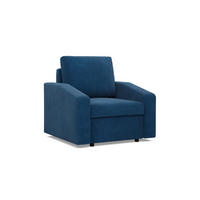 LOUNGESESSEL NEO, Cord - Dunkelblau - Blau, Textil (83/85/92cm) - Mebligo