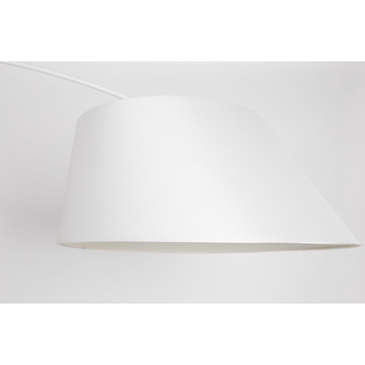 STEHLAMPE Arc Weiß - Weiß, Metall (199.5/60/222.5cm) - Zuiver