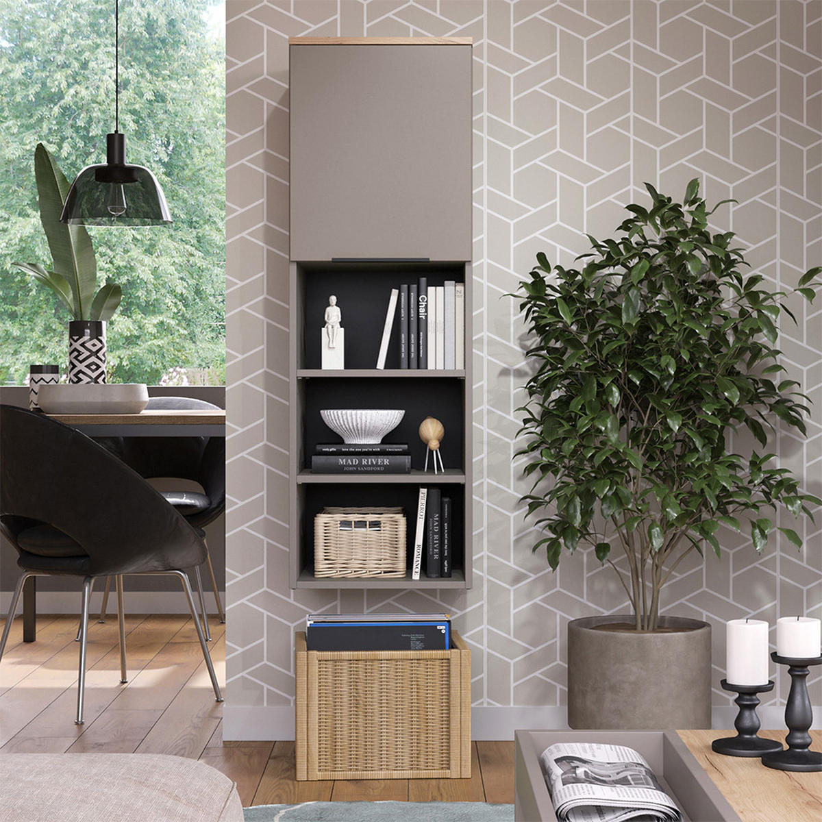 UNIVERZÁLNÍ SKŘÍŇ Wido Greige - šedobéžová, kompozitní dřevo (40.2/120/40cm) - Vicco