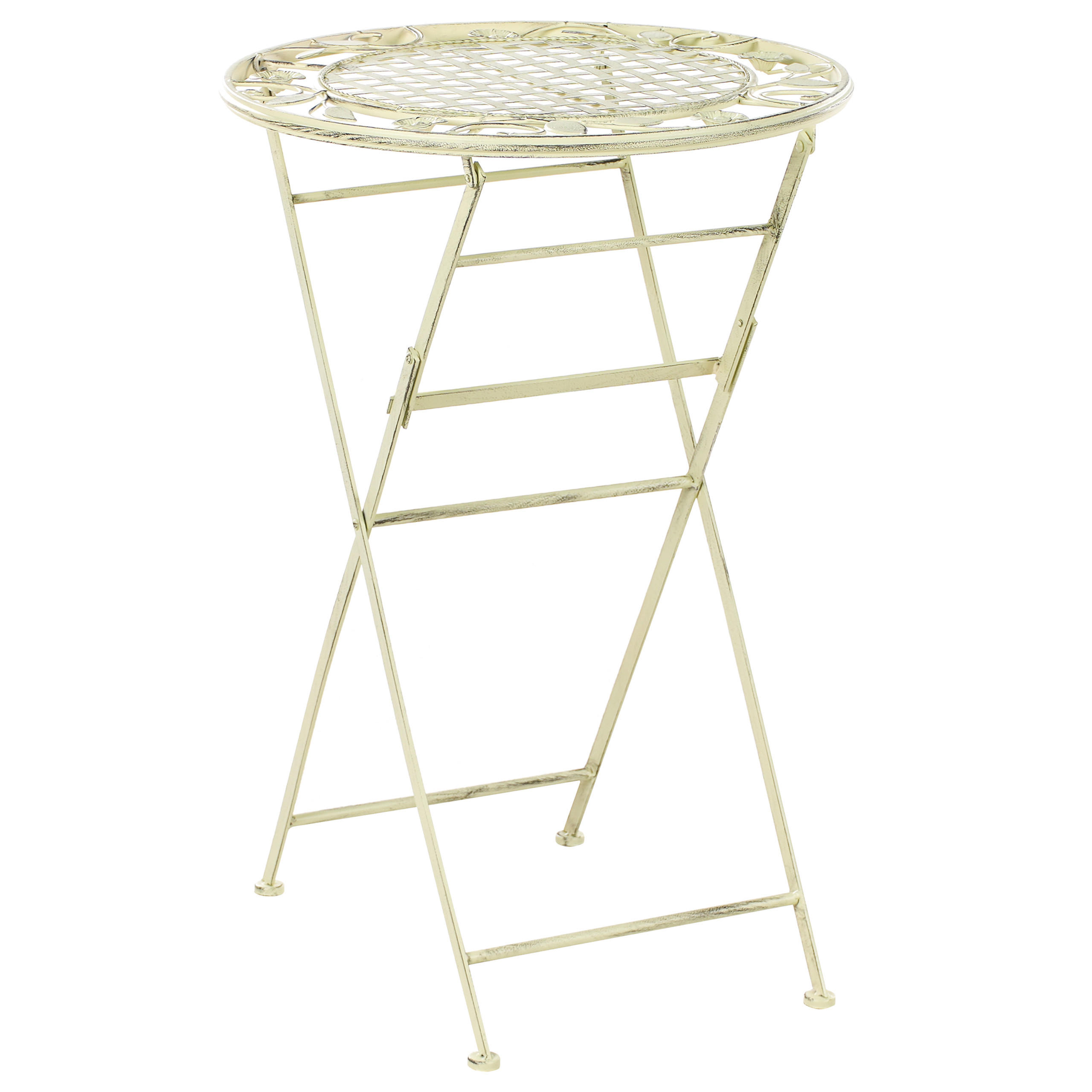 GARTEN-BARTISCH Grün Bivio - Grün, Metall (60/60/89cm) - Beliani