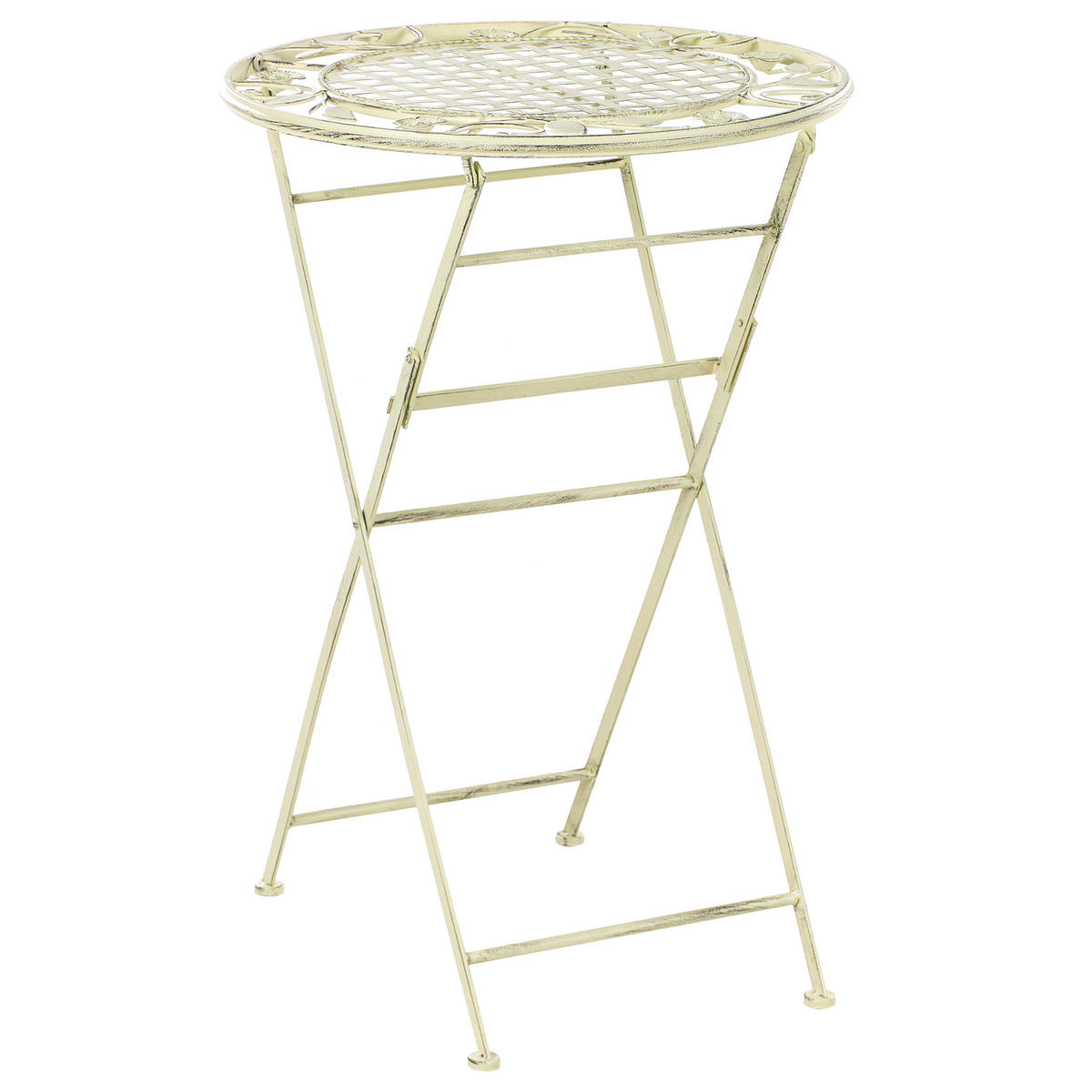 GARTEN-BARTISCH Grün Bivio - Grün, Metall (60/60/89cm) - Beliani