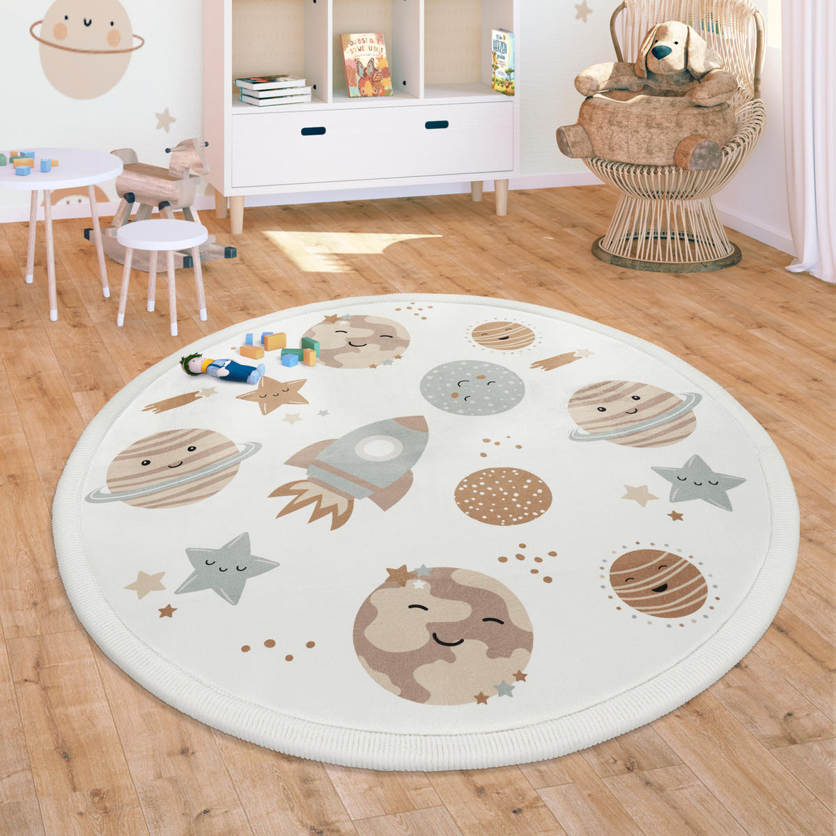 KINDERTEPPICH 160/160 cm Emilia 353 - Multicolor, Textil (160/160cm) - Paco Home