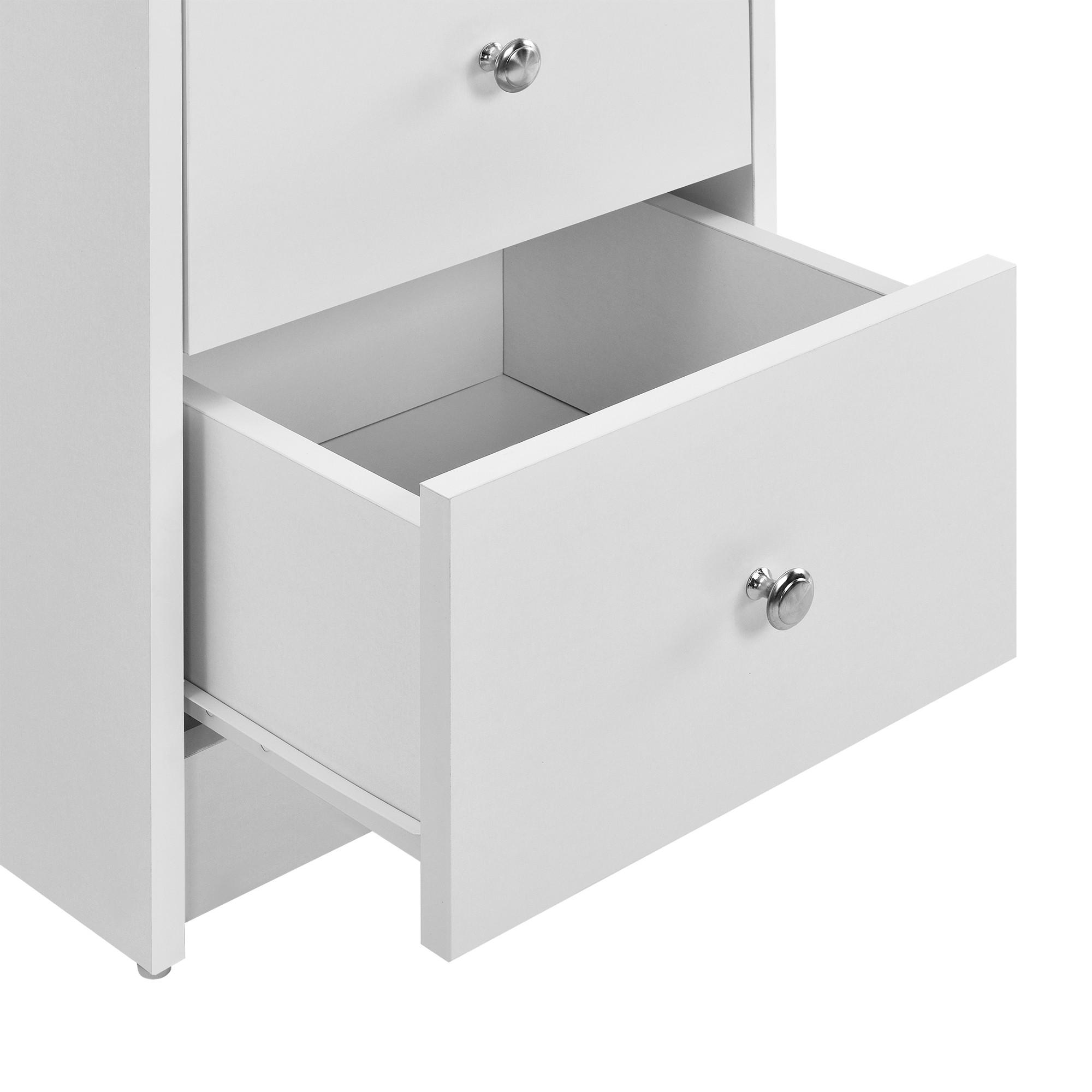 [en.casa] Schreibtisch Weiß 49x72x120 cm