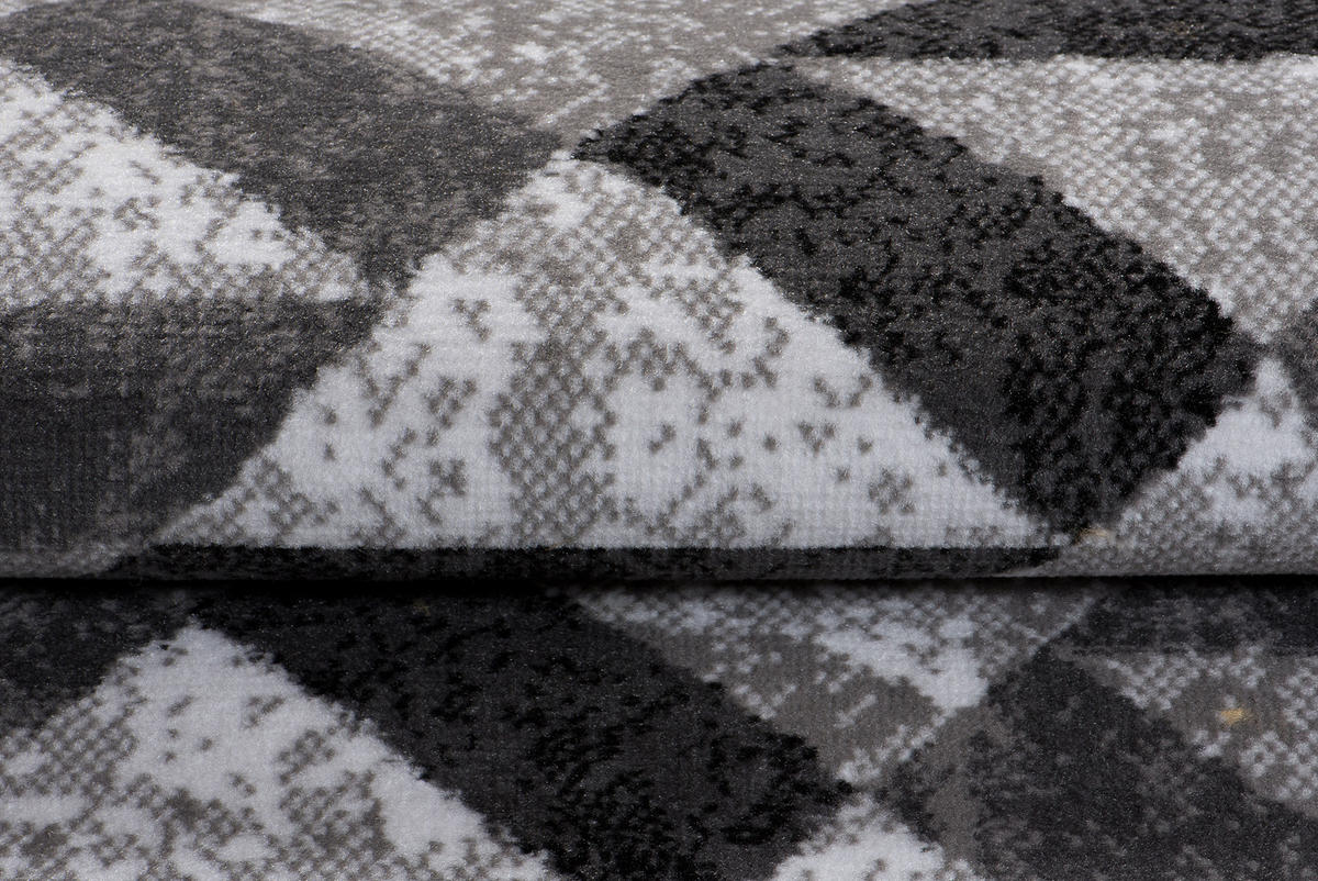 TEPPICH MAYA Creme Zig Zag Geometrisch 160/220 cm - Creme, Textil (160/220cm) - Tapiso