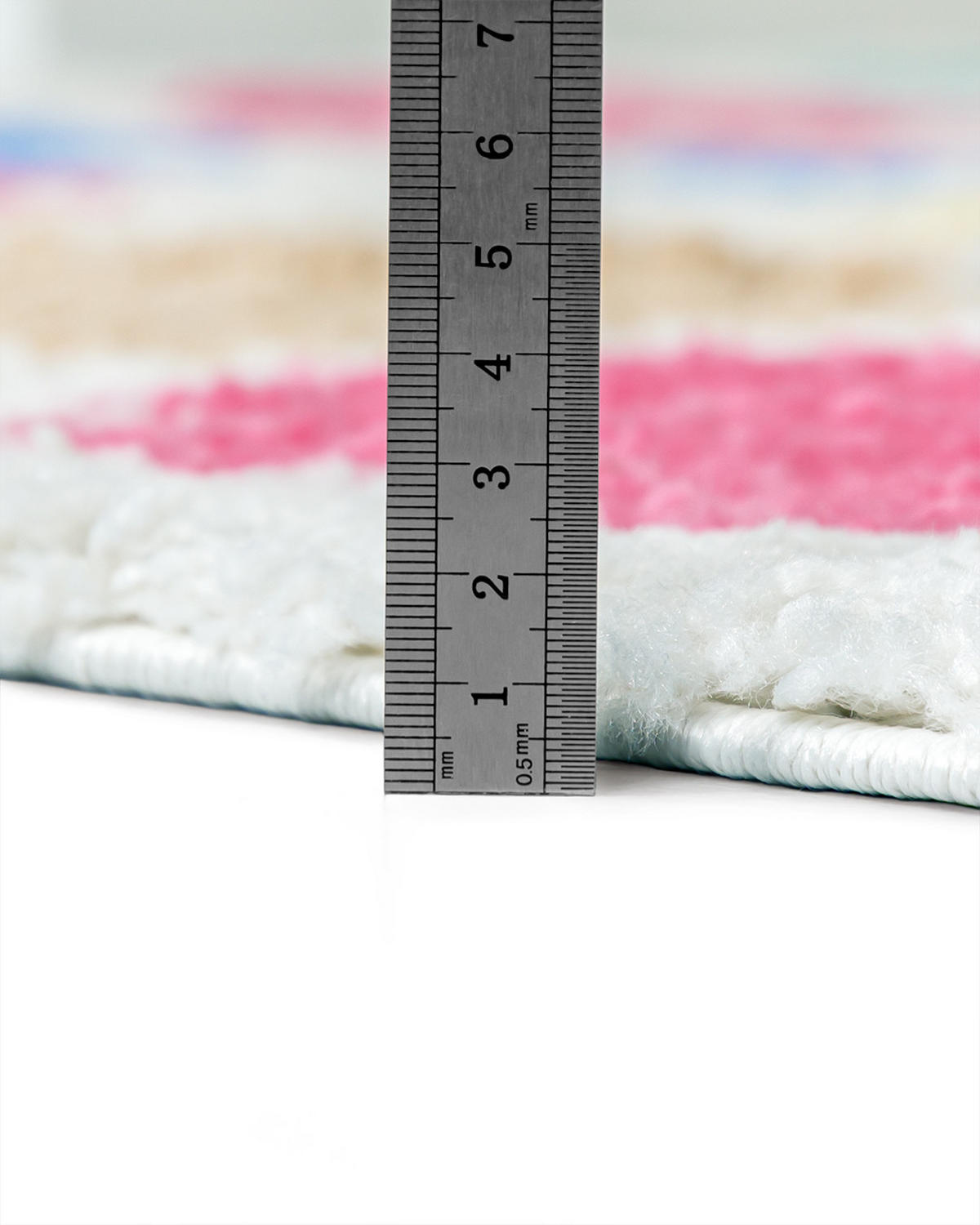 KINDERTEPPICH Ibi Samba Mazovia 140x200cm Beige Creme Abstrakt Langflor - Blau, Textil (140/200cm) - Mazovia