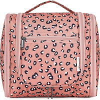 KULTURTASCHE zum Aufhängen mit Leopardenmuster, mittel - Multicolor, Textil (5/1/5cm)