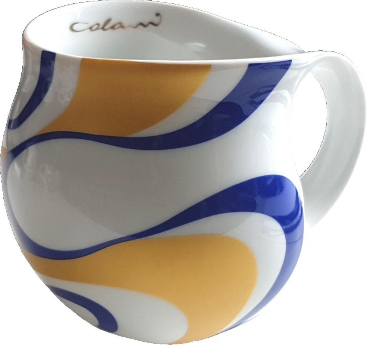 KAFFEEBECHER wave gold & blue - Goldfarben/Multicolor, Keramik (0.28L) - Luigi Colani Porzellan