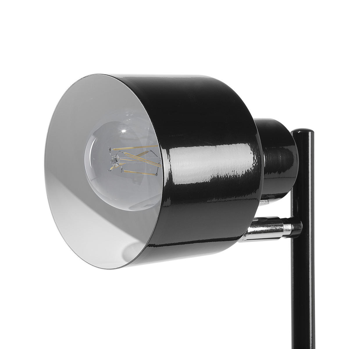 STEHLAMPE Corbones 23/23/149 cm - Schwarz, Metall (23/23/149cm) - Beliani