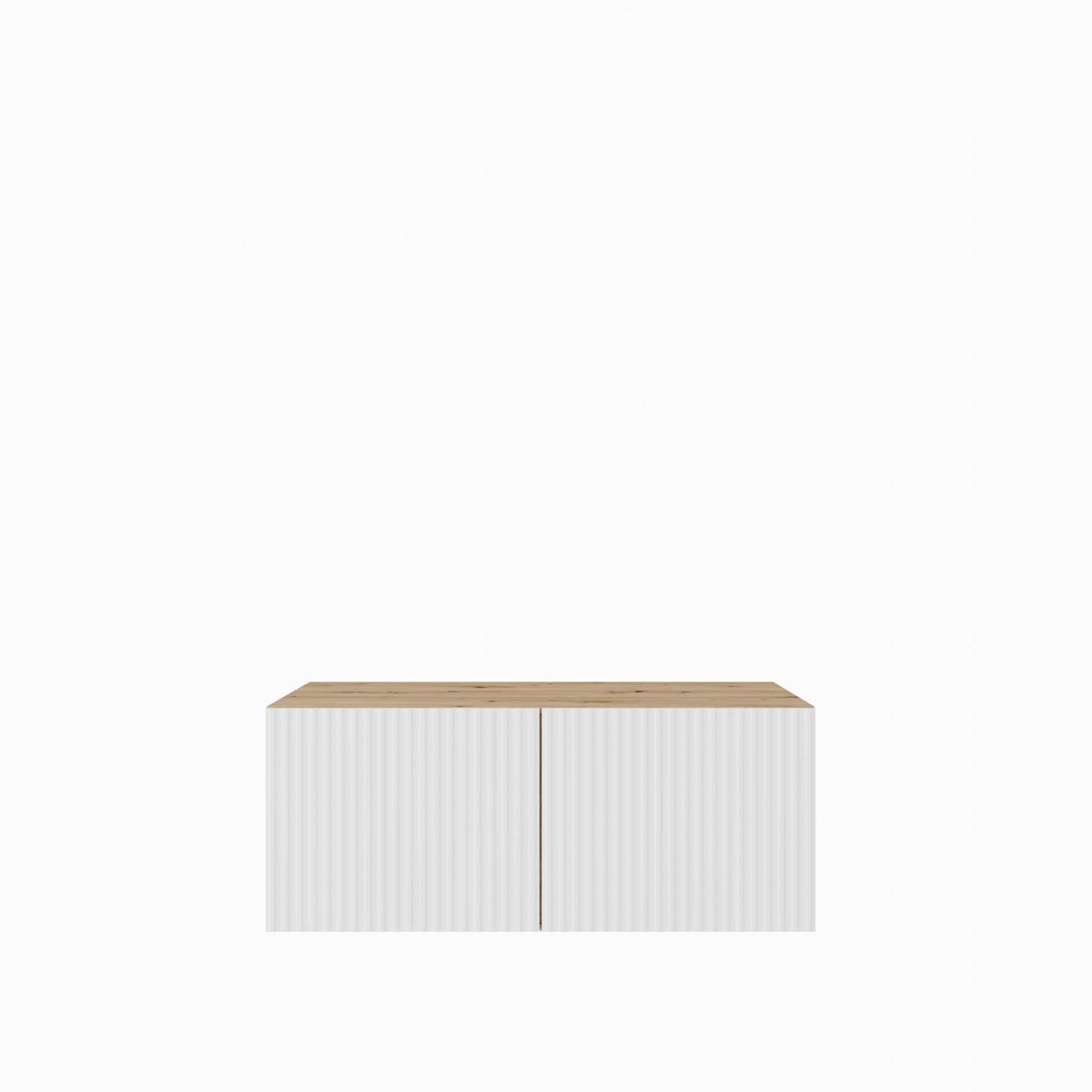TV-SCHRANK Noe 100 cm, zweitürig, artisan, weiß - Eiche Artisan/Weiß, Kunststoff (100/40/41cm) - Margaret Hadas24
