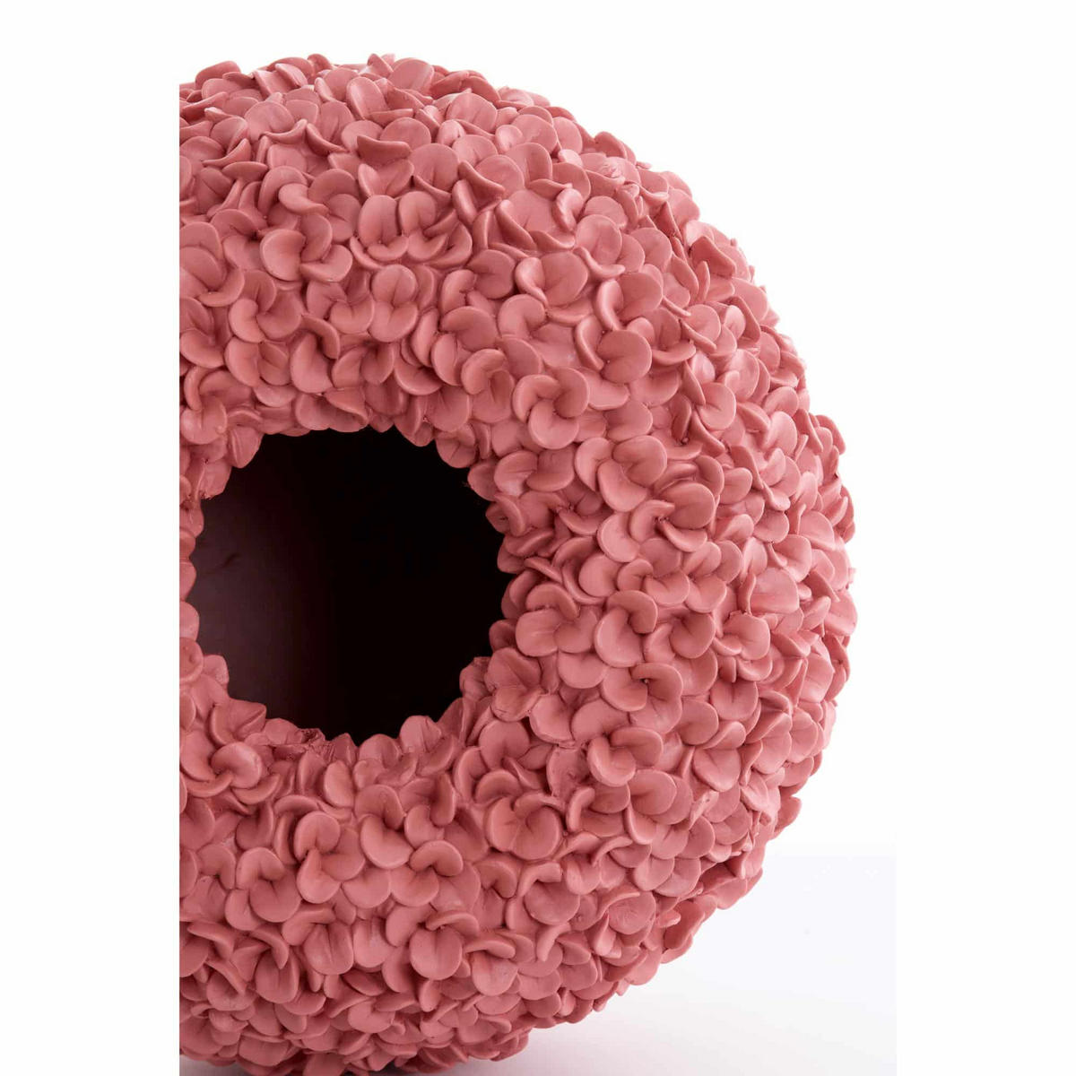 VASE Phylia Rot 38/38/23 cm - Rot, Kunststoff (23cm) - Light & Living