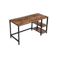 SCHREIBTISCH COMPUTERTISCH - Braun, Holzwerkstoff (140/60/75cm) - Hansiro