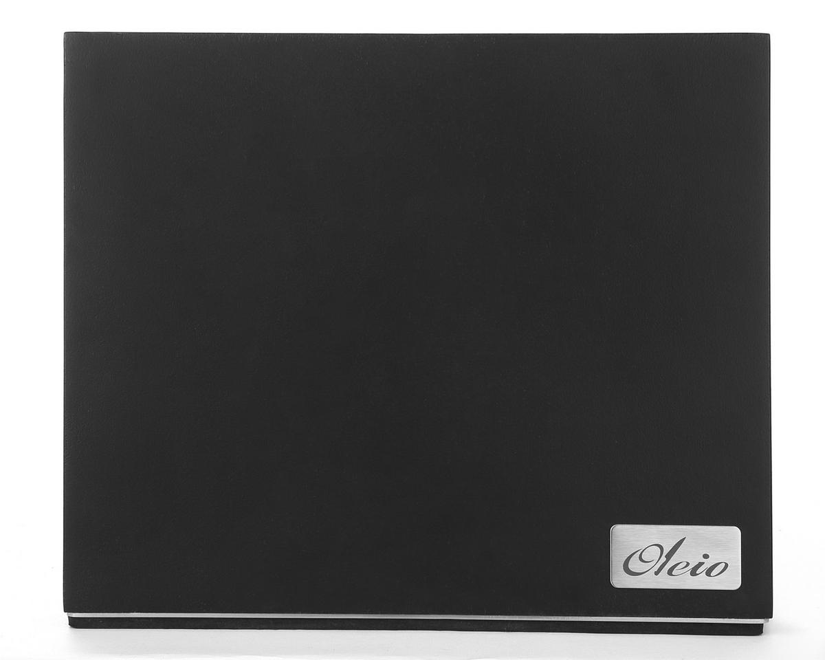 MAGNETISCHER MESSERHALTER - Schwarz, Holz (24/10.5/27.5cm) - Oleio