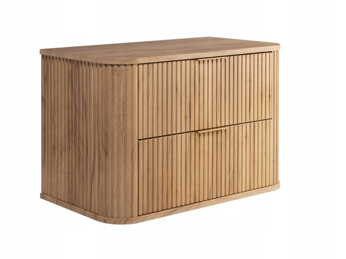 WASCHBECKUNTERSCHRANK Craft Eiche 80/51/41 cm - Eichefarben, Holzwerkstoff (80.4/51.7/41.5cm) - Rodan