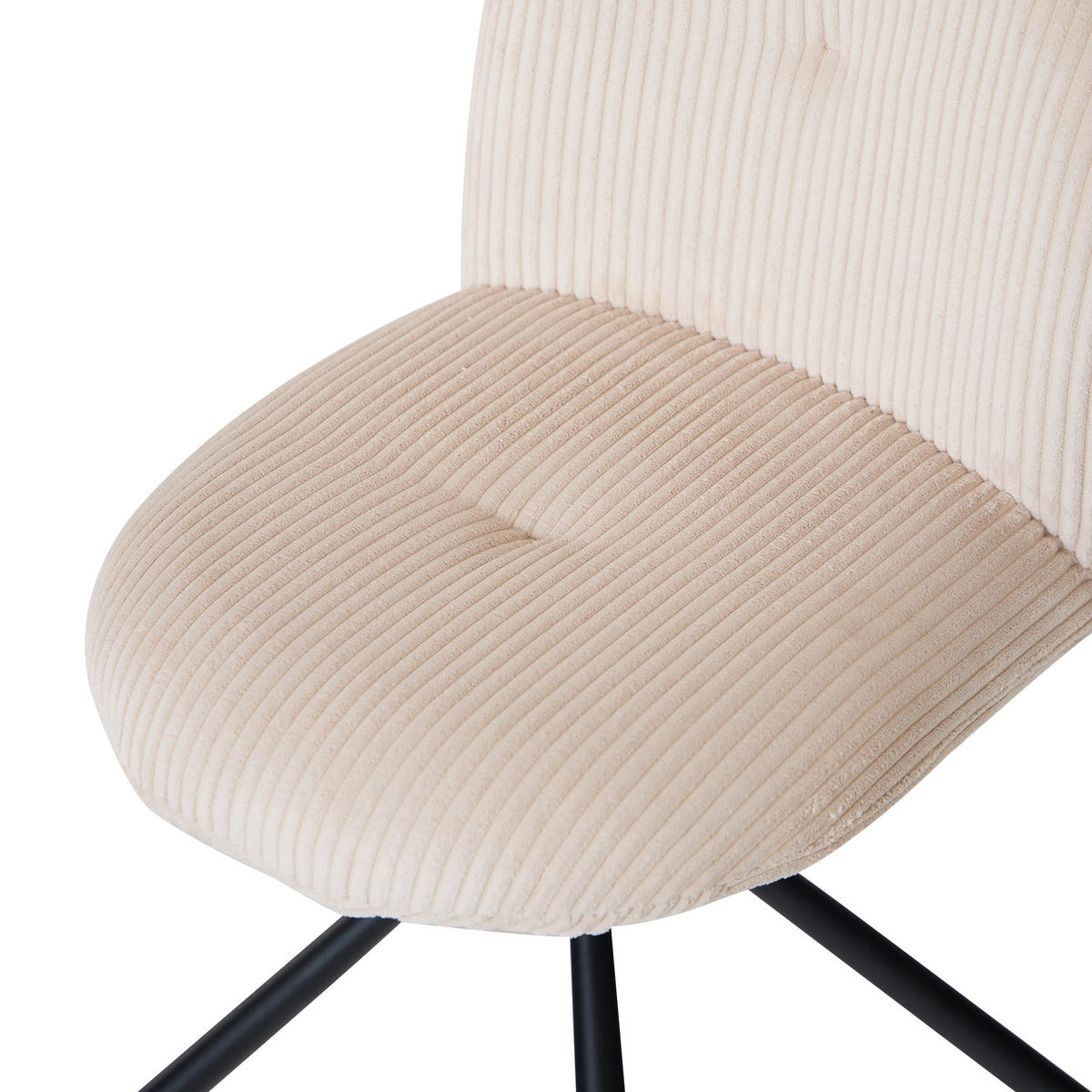 STUHL 2er-Set Kord Beige - Beige, Holz (59.5/81.5/46cm) - Nordlys
