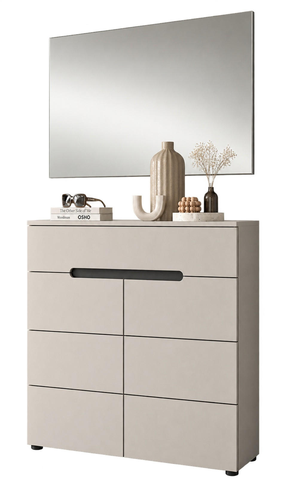 Inn.Furn Garderoben-Set Kaschmir 80x190x37 cm