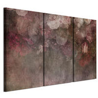 LEINWANDBILD Pfingstrosen 3-tlg. 120x80 cm - Multicolor, Holz (120/80cm) - LUMASOUL