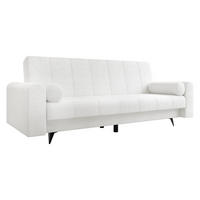 SCHLAFSOFA Zuri - Creme/Schwarz, Holz/Textil (240/93/91cm) - MIRJAN24