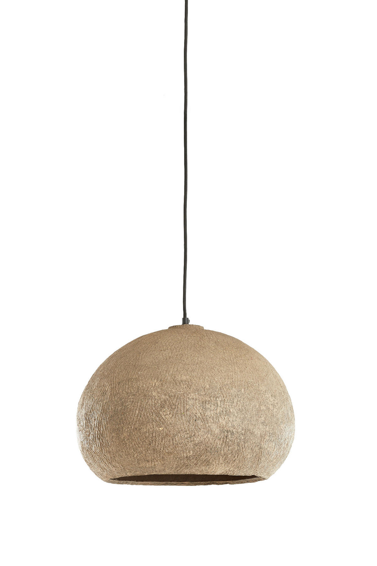 HÄNGELAMPE - Grau - 41/41/28 cm - Grau, Papier (41/41/28cm) - Light & Living