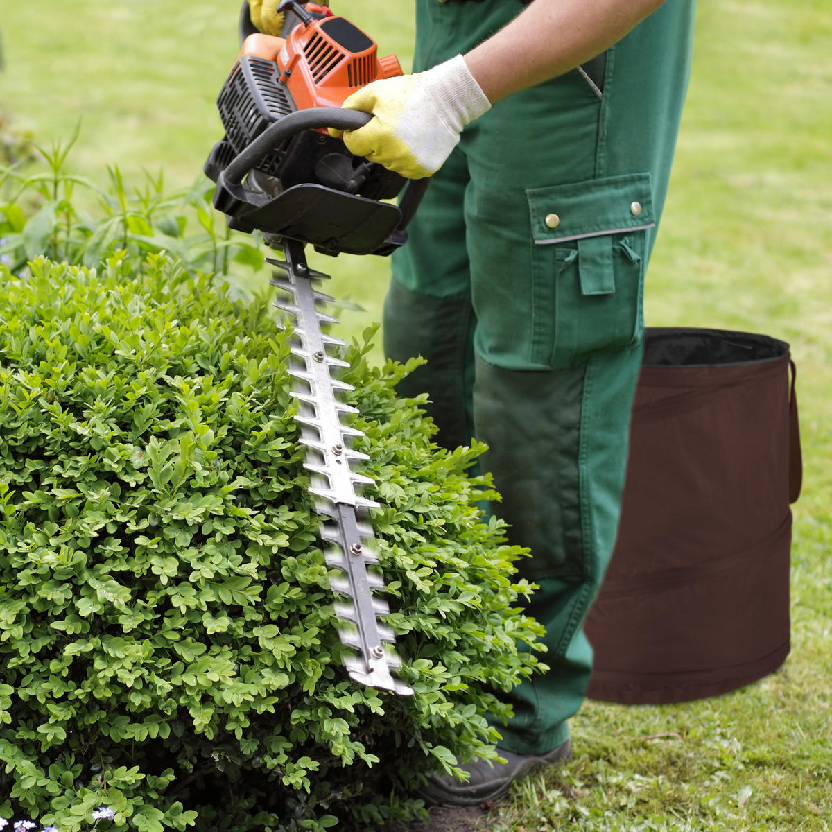 3XLAUBSACK - Braun, Kunststoff/Textil (46/47/46cm) - Relaxdays