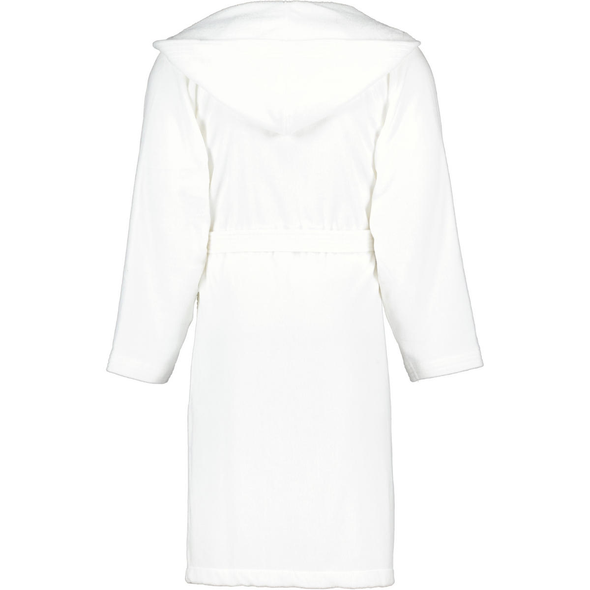 BADEMANTEL UNISEX KURZMANTEL MIT KAPUZE TEXAS WEISS - 0300 - Weiß, Textil (XLnull) - Vossen