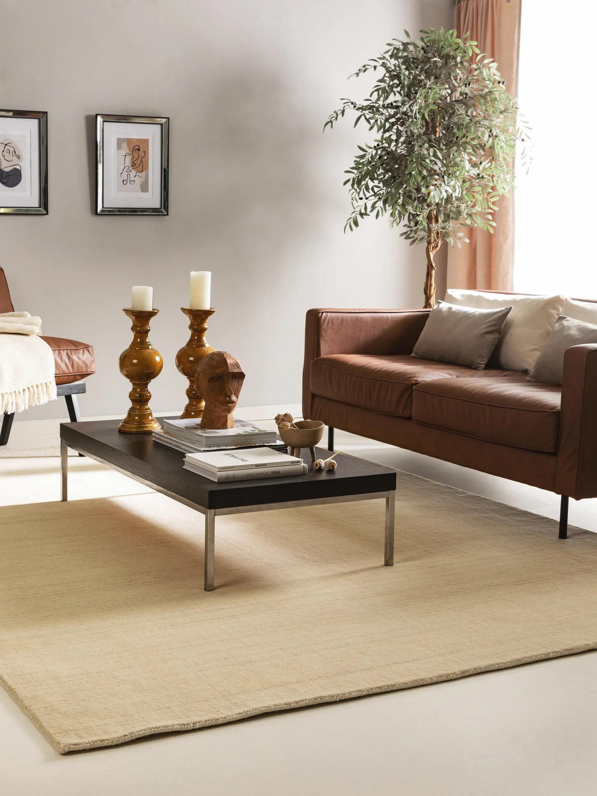 WOLLTEPPICH Jamal Cream 250x350 cm - Creme, Textil (250/350cm) - benuta Nest