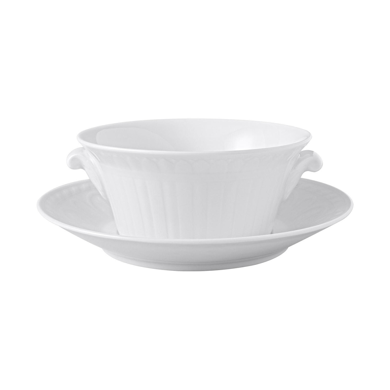 SUPPENTASSE MIT UNTERTASSE Cellini weiß 400 ml - Weiß, Keramik (0.4L) - Villeroy & Boch