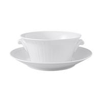 SUPPENTASSE MIT UNTERTASSE Cellini weiß 400 ml - Weiß, Keramik (0.4L) - Villeroy & Boch