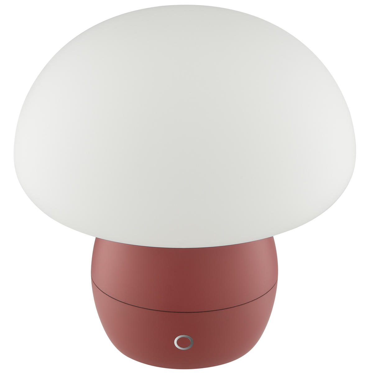 TISCHLEUCHTE Dupos Rot 22/22/22,2 cm - Rot, Kunststoff (22/22/22.2cm) - Brilliant