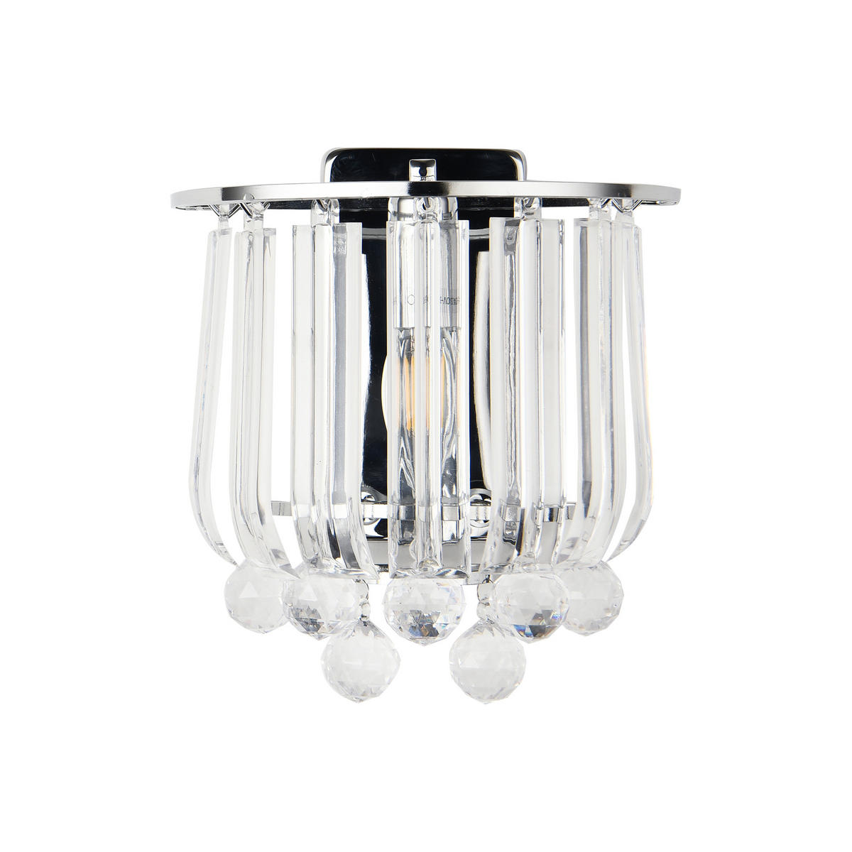 NÁSTĚNNÁ LAMPY Alnwick - chromová, kov/plast (22/24/15cm) - lux.pro